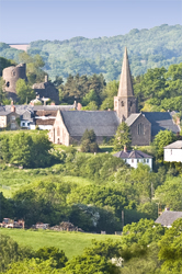 Grosmont Church and Castle Image of Grosmont Church