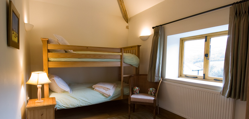 Trevyr Barn, bedroom