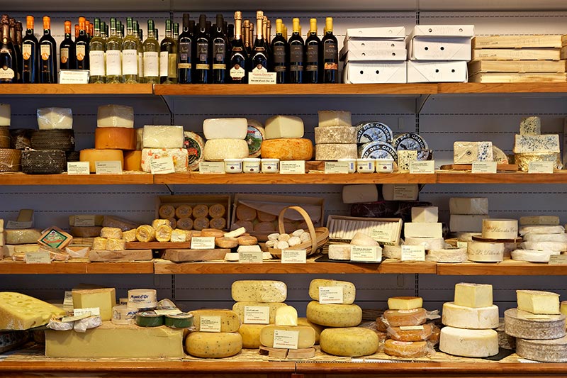 A selection of local produce